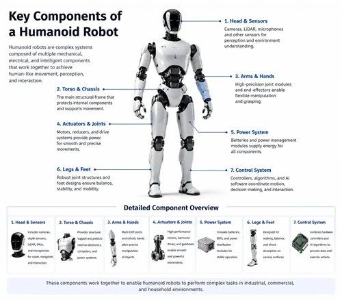 Key Components of a Humanoid Robot